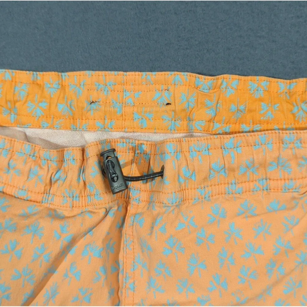 Zegna Sport Swim Trunks Men's L Orange Travel Vacation Beach